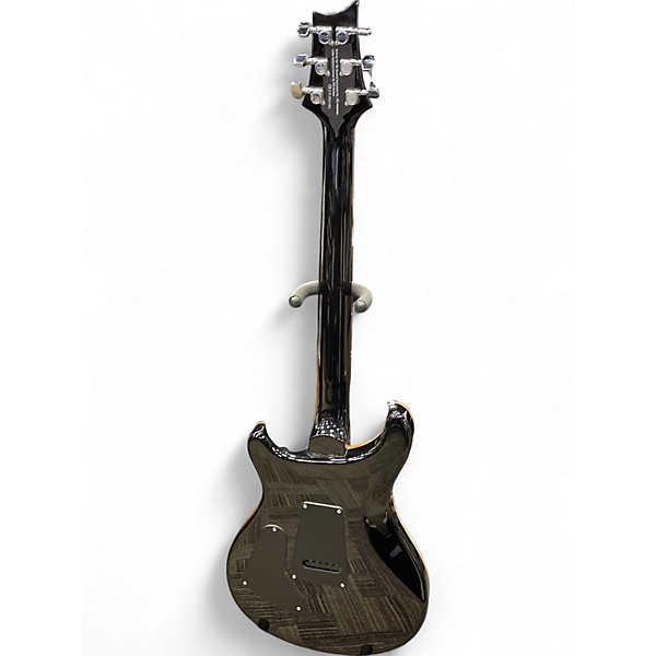 Used PRS SE Custom 24 Black Gold Sunburst Solid Body Electric Guitar