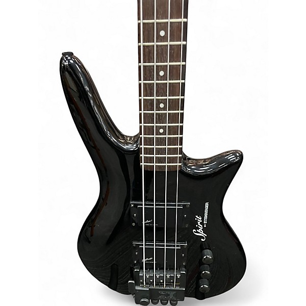 Used Steinberger xz2 spirit Black Electric Bass Guitar Black