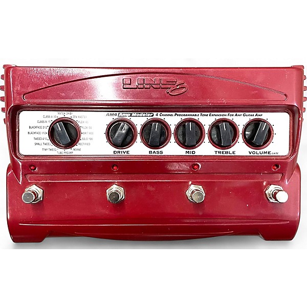 Used Line 6 AM4 Amp Modeler Effect Pedal Package