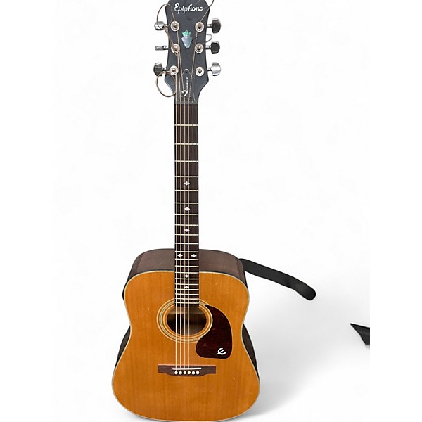 Used Epiphone PR350S Vintage Natural Acoustic Guitar