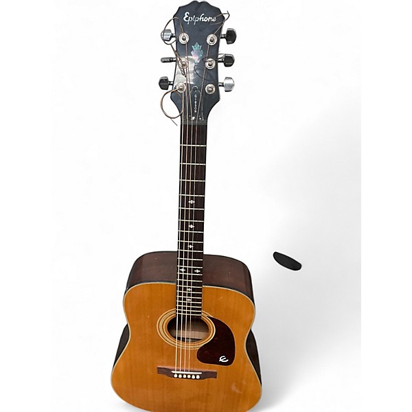 Used Epiphone PR350S Vintage Natural Acoustic Guitar