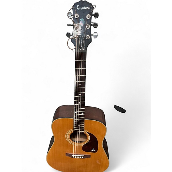 Used Epiphone PR350S Vintage Natural Acoustic Guitar