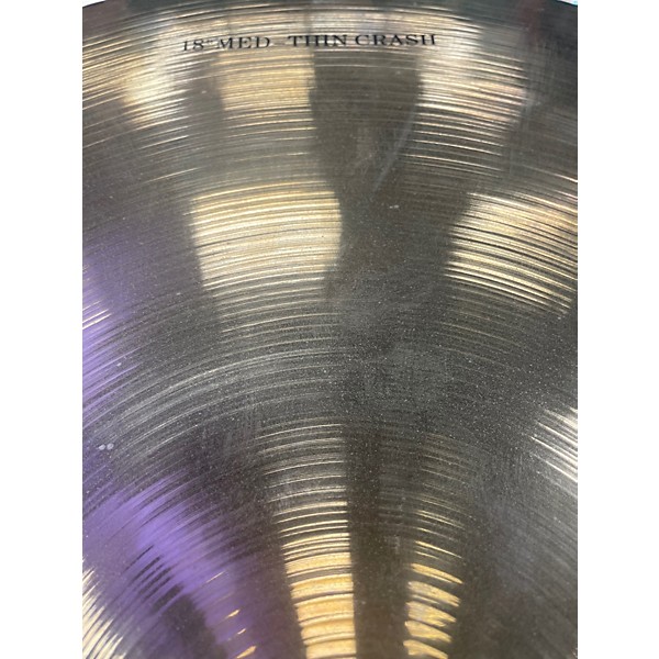Used Wuhan Cymbals & Gongs 18in MED-THIN CRASH Cymbal