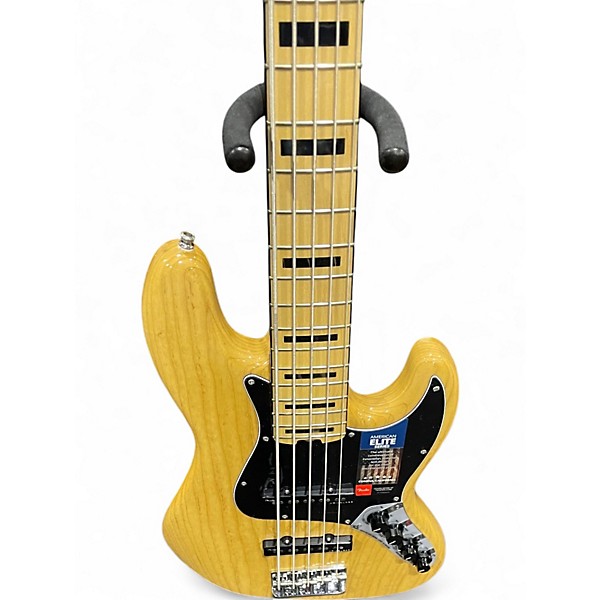 ベース Fender USA American Elite Jazz Bass Fender American Elite Jazz Bass - Natural w/ Maple
