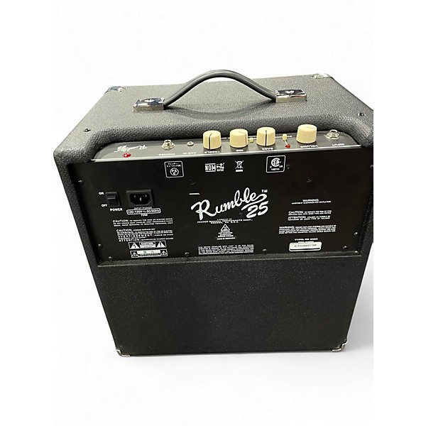 Used Fender RUMBLE 25 Bass Combo Amp