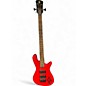 Used Spector Performer 4 Deluxe Trans Red Electric Bass Guitar thumbnail