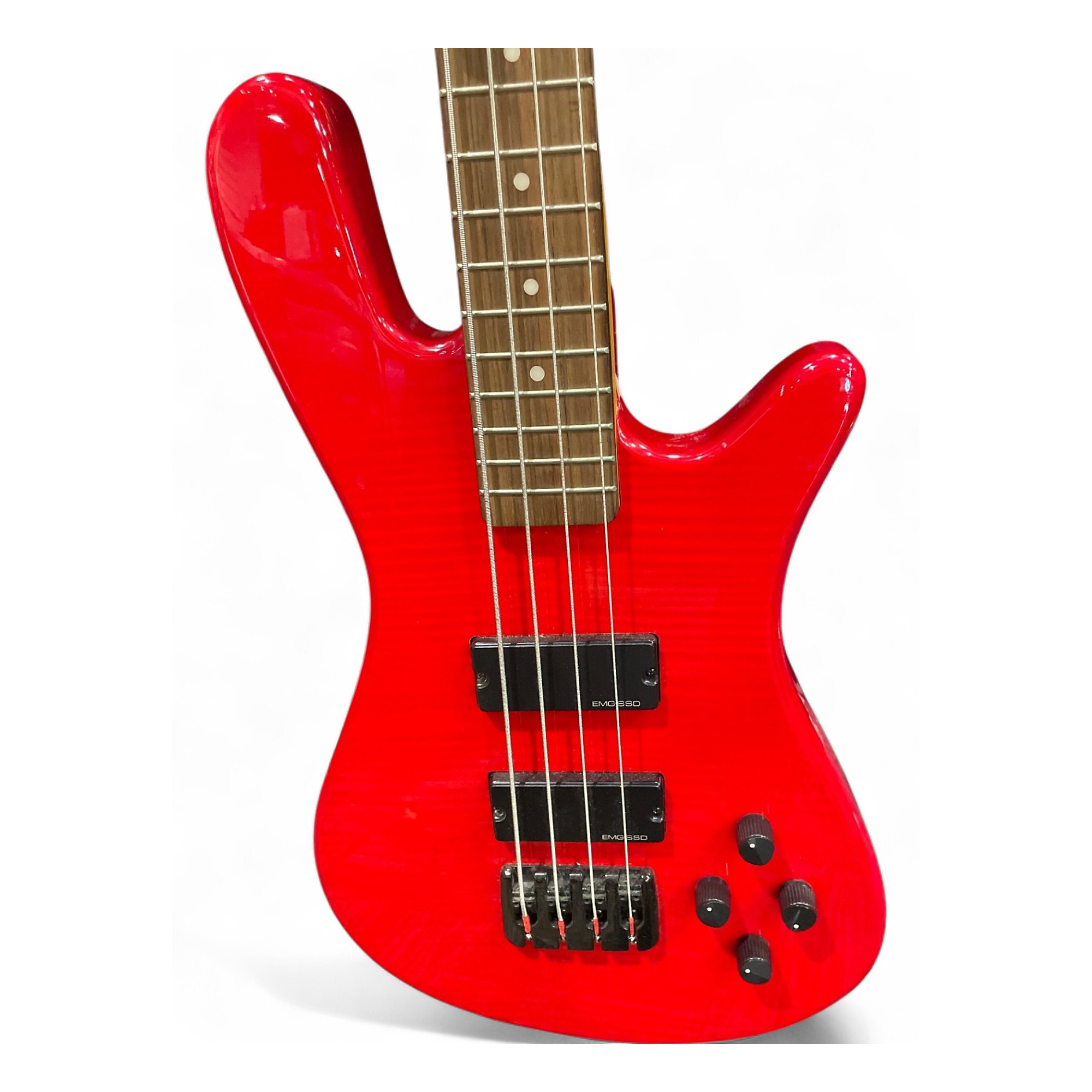 Used Spector Performer 4 Deluxe Trans Red Electric Bass