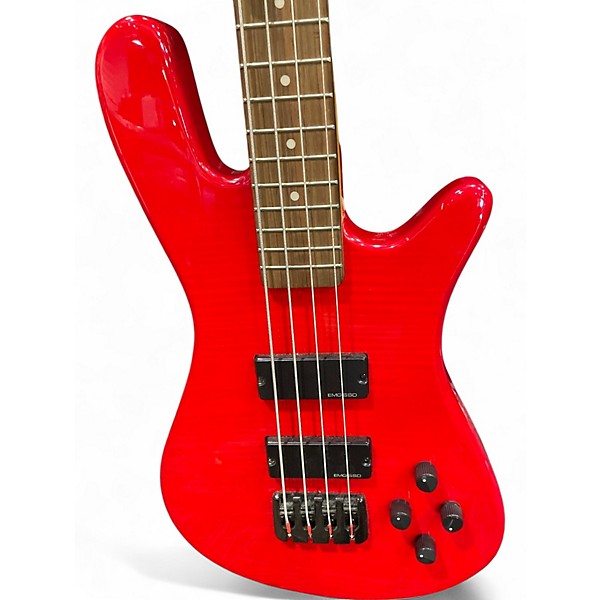 Used Spector Performer 4 Deluxe Trans Red Electric Bass