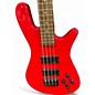 Used Spector Performer 4 Deluxe Trans Red Electric Bass Guitar
