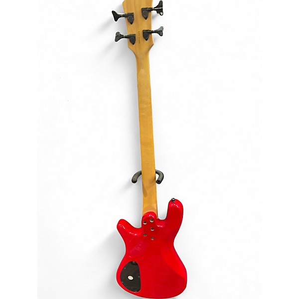Used Spector Performer 4 Deluxe Trans Red Electric Bass