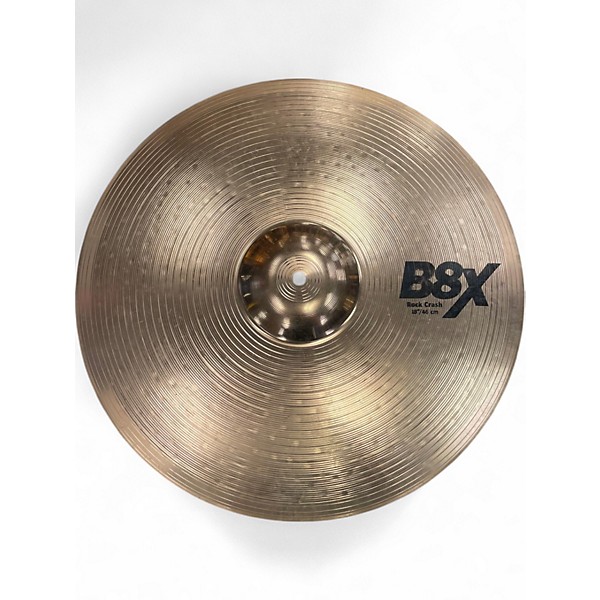 Used SABIAN 18in B8 Rock Crash Cymbal