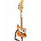 Used Fender Jaguar Bass Orange Electric Bass Guitar thumbnail