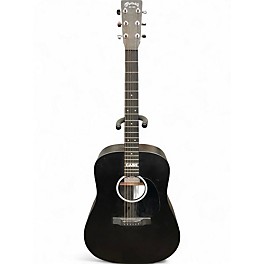 Used Martin DX Johnny Cash Black Acoustic Electric Guitar