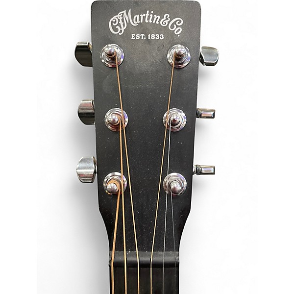 Used Martin DX Johnny Cash Black Acoustic Electric Guitar