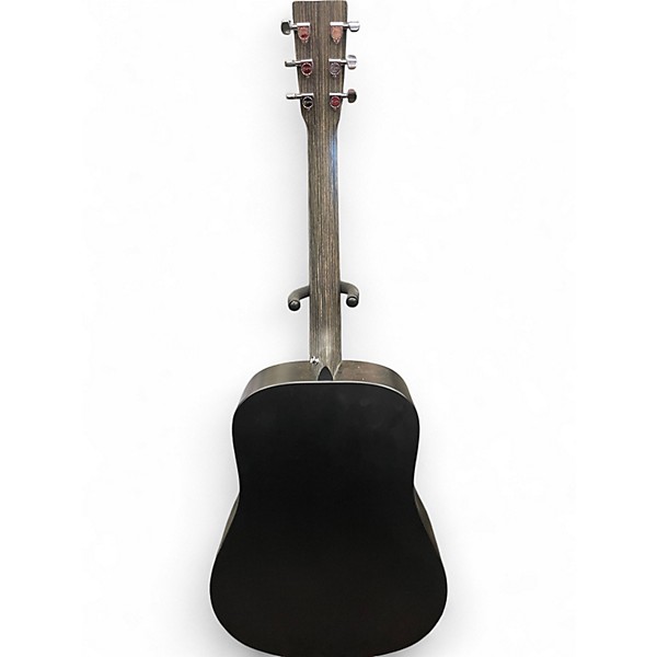 Used Martin DX Johnny Cash Black Acoustic Electric Guitar