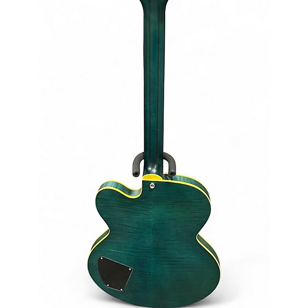 Used PEERLESS DEEP BLUE STANDARD Blue Hollow Body Electric Guitar