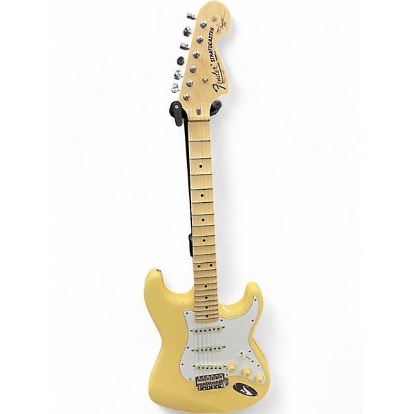 Used 2023 Fender Artist Series Yngwie Malmsteen Stratocaster Buttercream Solid Body Electric Guitar