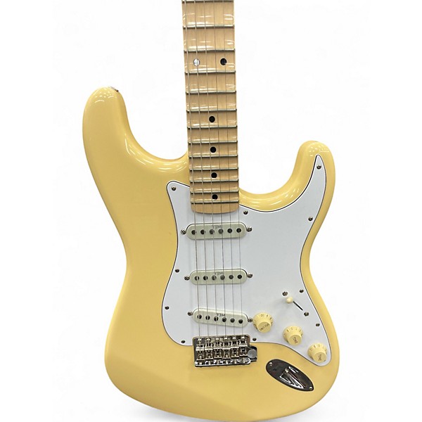 Used 2023 Fender Artist Series Yngwie Malmsteen Stratocaster Buttercream Solid Body Electric Guitar