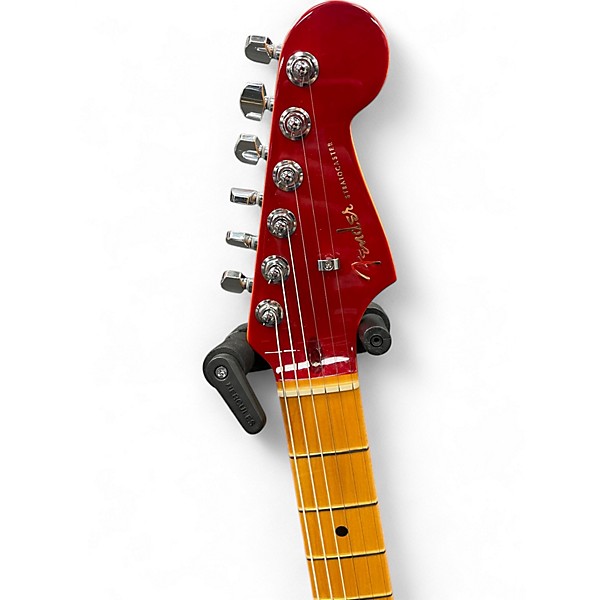 Used 2023 Fender American Ultra Luxe Stratocaster Cherry Sunburst Solid Body Electric Guitar
