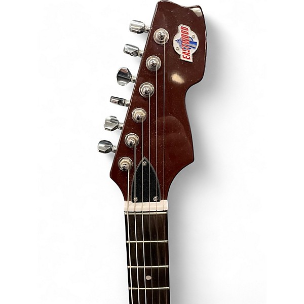 Used Eastwood TG64 Maroon Solid Body Electric Guitar