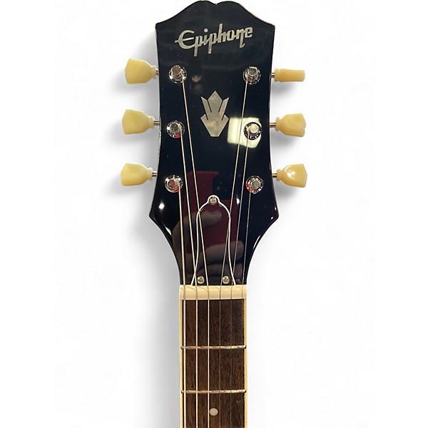 Used Epiphone ES335 Crimson Red Trans Hollow Body Electric Guitar