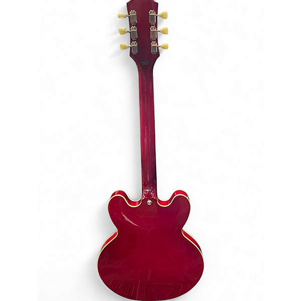 Used Epiphone ES335 Crimson Red Trans Hollow Body Electric Guitar