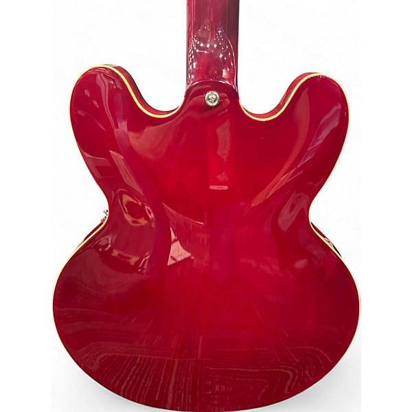 Used Epiphone ES335 Crimson Red Trans Hollow Body Electric Guitar