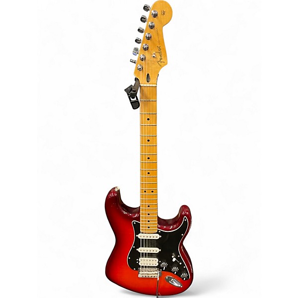 Used Fender Player Stratocaster HSS Aged Cherry Burst Solid Body Electric Guitar