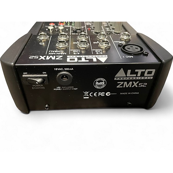 Used Alto ZMX52 5-Channel Unpowered Mixer | Guitar Center