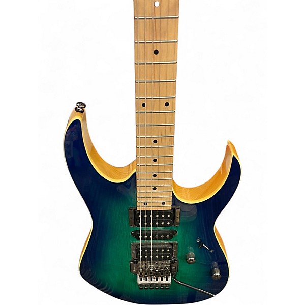Used Ibanez RG470AHM Blue Moon Burst Solid Body Electric Guitar