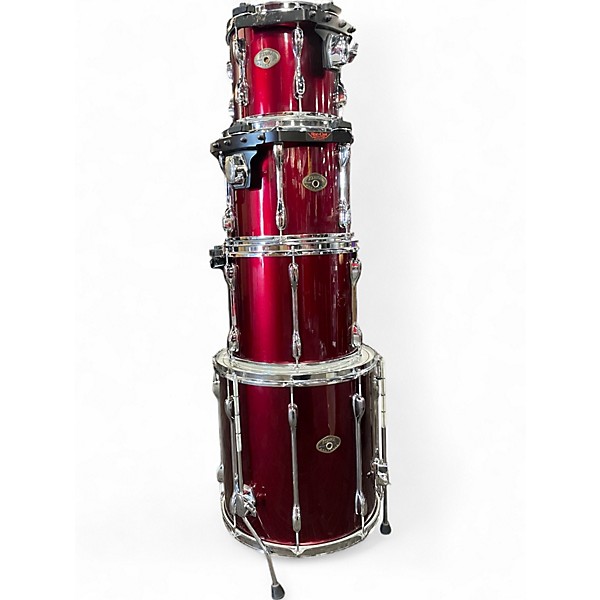 Used TAMA 6 Piece Rockstar Maroon Drum Kit