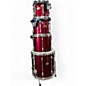Used TAMA 6 Piece Rockstar Maroon Drum Kit