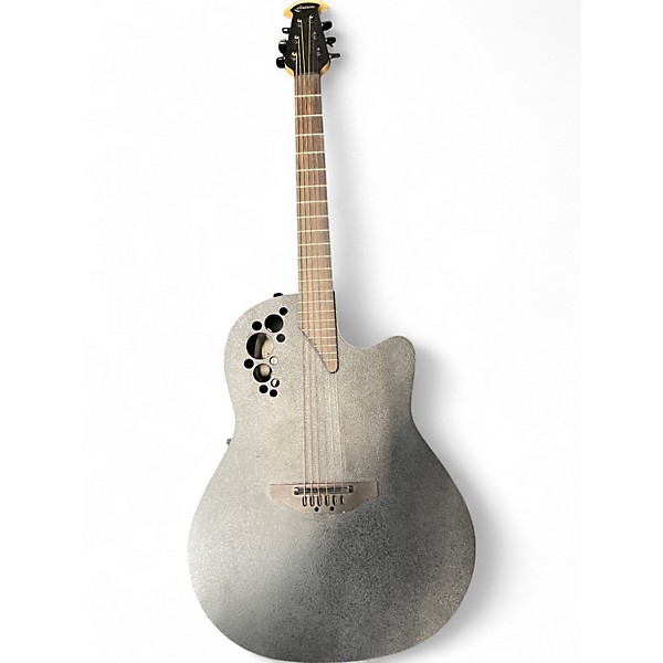 Used Ovation MT37 Black Acoustic Electric Guitar