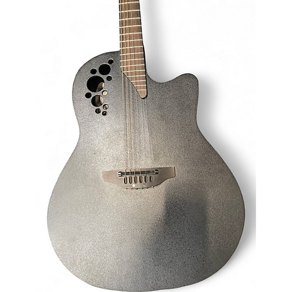 Used Ovation MT37 Black Acoustic Electric Guitar