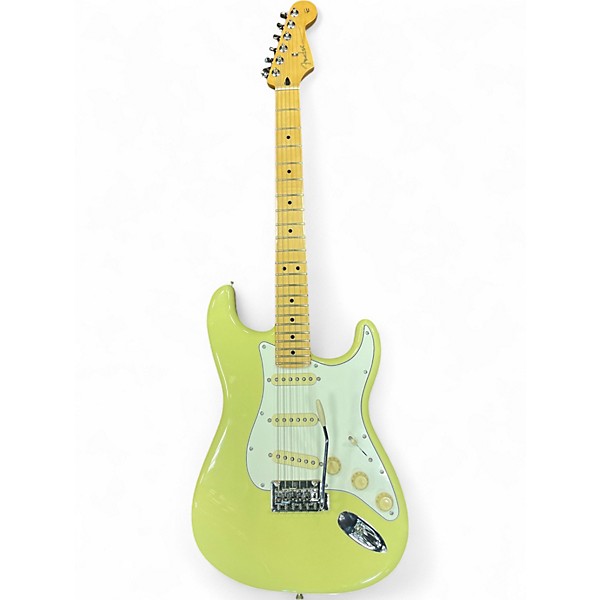 Used Fender Player II Stratocaster SSS hialeah yellow Solid Body Electric Guitar