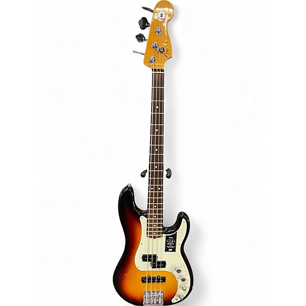 Used Fender American Ultra Precision Bass ULTRABURST Electric Bass Guitar