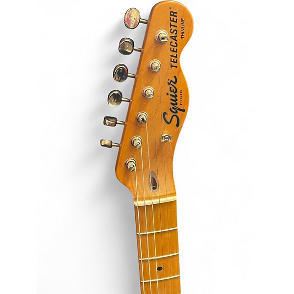 Used Squier CLASSIC VIBE 1970S THINLINE Maple Hollow Body Electric Guitar