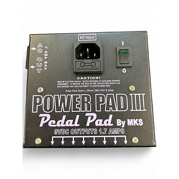 Used Mks POWER PAD II Power Supply
