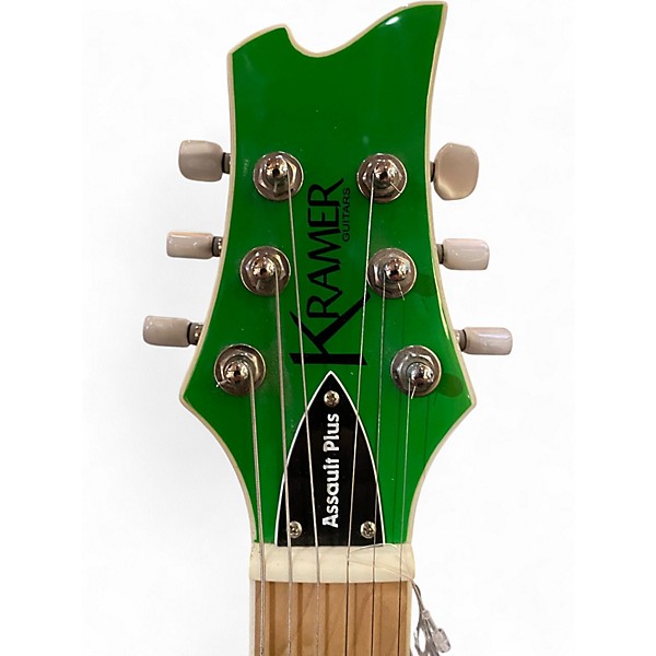 Used Kramer ASSAULT PLUS LIME GREEN Solid Body Electric Guitar
