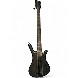 Used Warwick Corvette 4 String Black Electric Bass Guitar