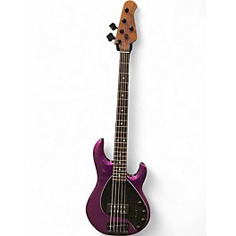 Used Sterling by Music Man StingRay 5 Indigo Sparkle Electric Bass Guitar