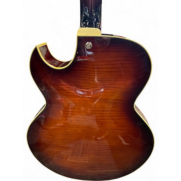 Used Ibanez AK85DVS1201 2 Color Sunburst Hollow Body Electric Guitar