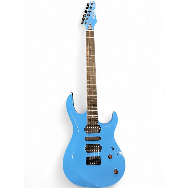 Used Kiesel Aries6 Light Blue Solid Body Electric Guitar