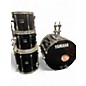 Used 1990s Yamaha 4 Piece Stage Custom Birch Raven Black Drum Kit thumbnail