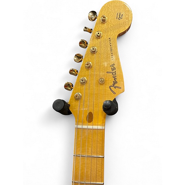 Used Fender Limited Edition 1954 Hardtail Stratocaster DLX CANARY YELLOW Solid Body Electric Guitar