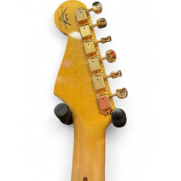 Used Fender Limited Edition 1954 Hardtail Stratocaster DLX CANARY YELLOW Solid Body Electric Guitar