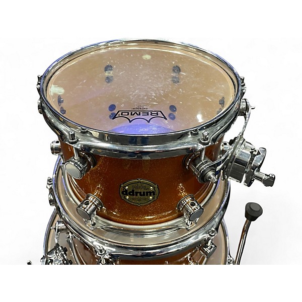 Used ddrum 4 Piece Paladin Maple Metallic Orange Drum Kit