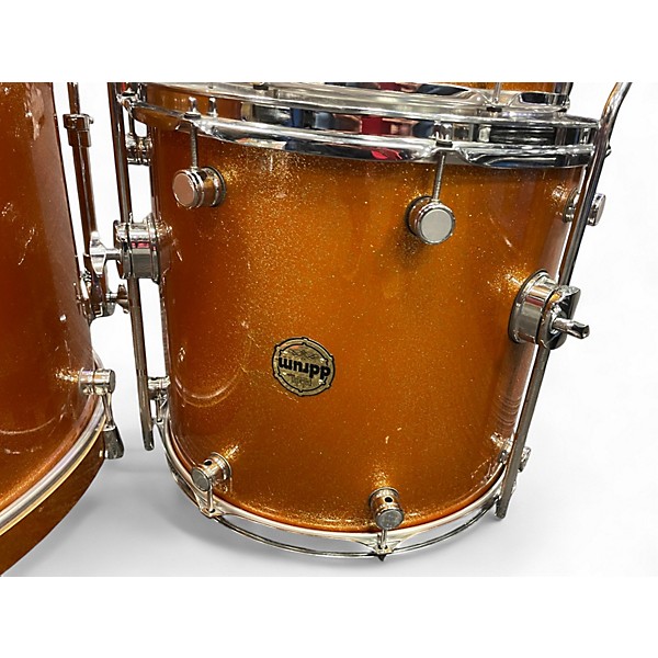 Used ddrum 4 Piece Paladin Maple Metallic Orange Drum Kit
