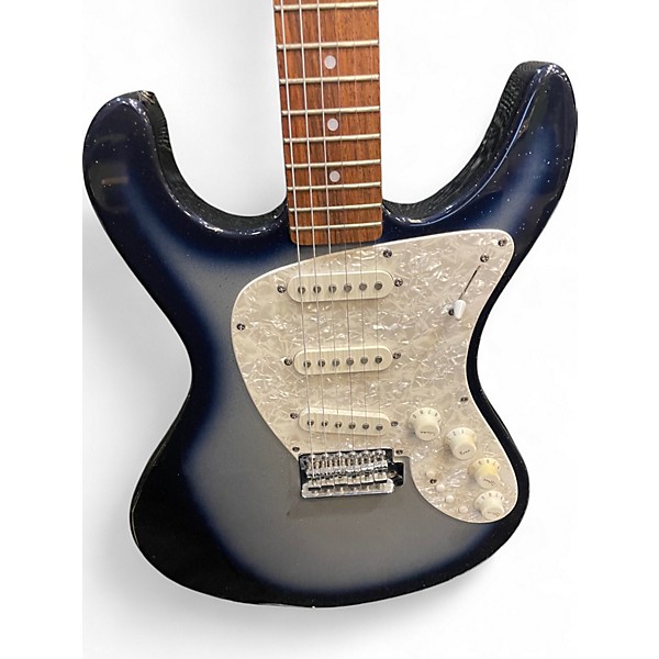 Used Danelectro Innuendo Blue Sparkle Burst Solid Body Electric Guitar