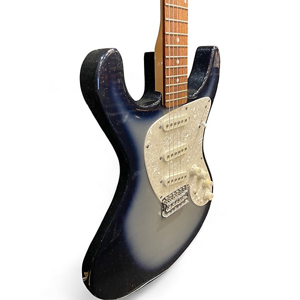 Used Danelectro Innuendo Blue Sparkle Burst Solid Body Electric Guitar
